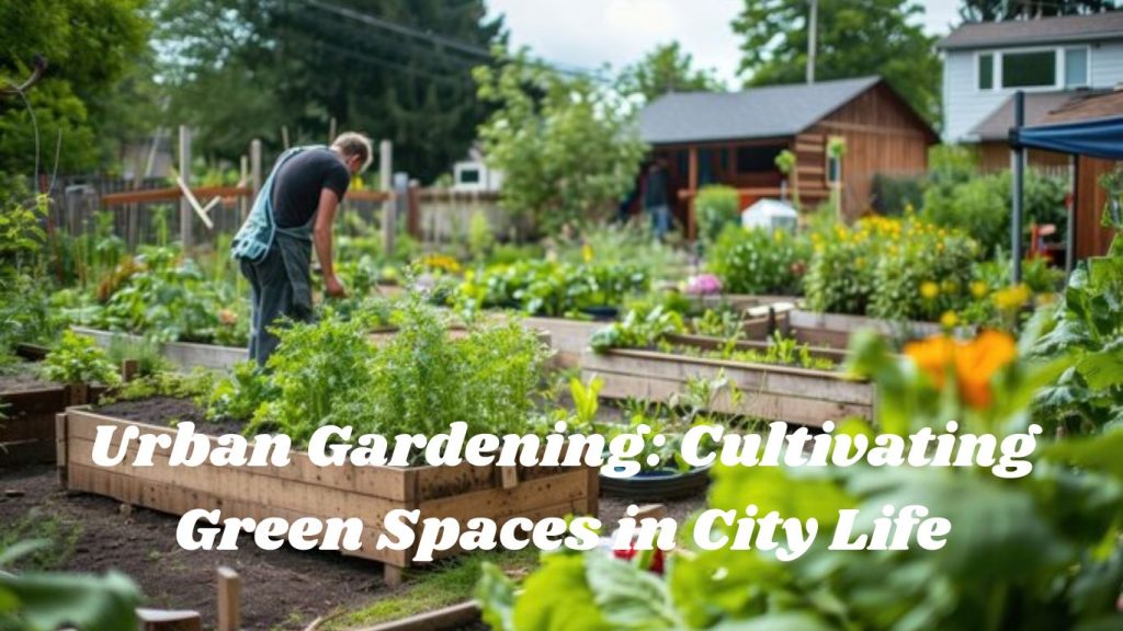 Urban Gardening: Cultivating Green Spaces in City Life